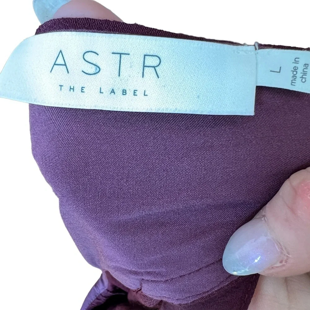 ASTR THE LABEL Cold Should Silk Mini Dress